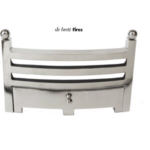 Gallery 16\" 40cm Bauhaus - Chrome Silver - Front / Fret For Gas Or Electric Fire Gallery 16\" 40cm Bauhaus - Chrome Silver - Front / Fret For Gas Or Electric Fire