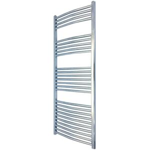 Valve Kings Curved Chrome Towel Rail Ladder Radiator Bathroom Heater Warmer 400mm X 1400mm Valve Kings Curved Chrome Towel Rail Ladder Radiator Bathroom Heater Warmer 400mm X 1400mm