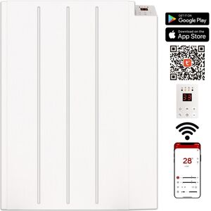 Mylek Electric Panel Heater Wifi App Smart Radiator Timer Led Wall Mounted Ip24 600w Mylek Electric Panel Heater Wifi App Smart Radiator Timer Led Wall Mounted Ip24 600w
