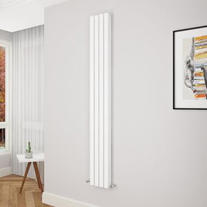 Aica Oval Column Radiator Vertical Central Heating Rad 1800x236mm Double White Aica Oval Column Radiator Vertical Central Heating Rad 1800x236mm Double White