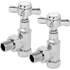 Uk Radiators Manual Radiator Valves Angled Corner Straight 1/2"X15mm *twinpack* Uk Radiators Manual Radiator Valves Angled Corner Straight 1/2"X15mm *twinpack*