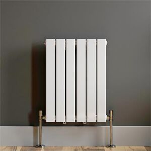 Radilux Horizontal Single Flat Panel Designer Radiator - 600 X 456mm White 6 Tubes Radilux Horizontal Single Flat Panel Designer Radiator - 600 X 456mm White 6 Tubes