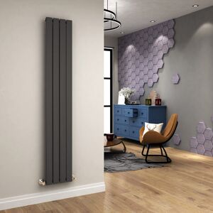 Elegant Vertical Radiator 1800x300 Flat Panel Central Heating Single Tall Rad Anthracite Elegant Vertical Radiator 1800x300 Flat Panel Central Heating Single Tall Rad Anthracite