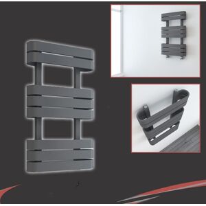 Nwt Direct Heated Towel Rail Radiator Anthracite Barlo 500mm(W) X 1200mm(H) 1939 Btus Nwt Direct Heated Towel Rail Radiator Anthracite Barlo 500mm(W) X 1200mm(H) 1939 Btus