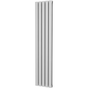 Uk Radiators White Vertical Flat Tube Heater Designer Double Panel 1600x340mm Uk Radiators White Vertical Flat Tube Heater Designer Double Panel 1600x340mm