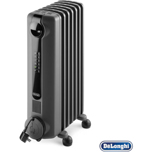 DeLonghi S Oil Filled 1.5kw Grey Radiator Trrs0715e.G DeLonghi S Oil Filled 1.5kw Grey Radiator Trrs0715e.G