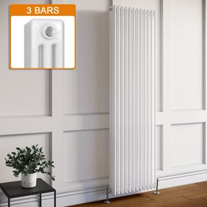 Elegant White Traditional Radiator 1800 X 560 Triple 3 Column Cast Iron Vintage Tall Rad Elegant White Traditional Radiator 1800 X 560 Triple 3 Column Cast Iron Vintage Tall Rad
