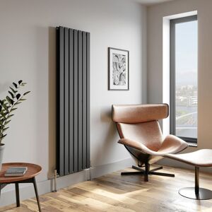 Radilux Vertical Double Flat Panel Designer Radiator - 1800 X 532mm Anthracite 14 Tubes Radilux Vertical Double Flat Panel Designer Radiator - 1800 X 532mm Anthracite 14 Tubes