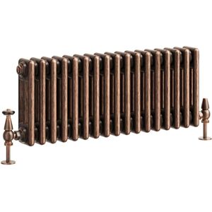 Go Bathrooms Traditional 3 Column Radiator Aged Copper Central Vertical Rad 300 X 785mm Go Bathrooms Traditional 3 Column Radiator Aged Copper Central Vertical Rad 300 X 785mm