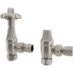 Uk Radiators Thermostatic Trv Radiator Valves 10mm Brass Angled Silver Nickel Uk Radiators Thermostatic Trv Radiator Valves 10mm Brass Angled Silver Nickel