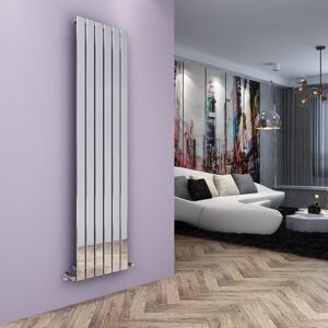 Elegant Vertical Radiator 1800 X 452 Flat Panel Single Chrome Central Heating Modern Rad Elegant Vertical Radiator 1800 X 452 Flat Panel Single Chrome Central Heating Modern Rad