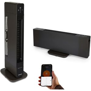 Dimplex Thermaflex 2-In-1 Baseboard & Tower Fan Heater With Adjustable Thermosta Dimplex Thermaflex 2-In-1 Baseboard & Tower Fan Heater With Adjustable Thermosta