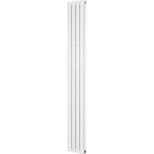 Plumb Galaxy Vertical Designer Radiator Oval Flat Panel Double White 1800x237mm Plumb Galaxy Vertical Designer Radiator Oval Flat Panel Double White 1800x237mm