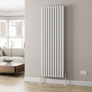 Radilux Designer Radiator Vertical White Oval Column Rads Double Panel 1800x600mm Radilux Designer Radiator Vertical White Oval Column Rads Double Panel 1800x600mm
