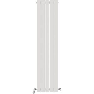 Ibathuk Radiator Vertical Single Flat Panel Designer Radiator Heating White 1600x380mm Ibathuk Radiator Vertical Single Flat Panel Designer Radiator Heating White 1600x380mm