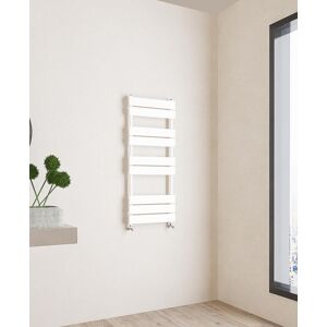 Aica Flat Panel Towel Rail Radiator Central Heating Rad White 1000x450mm Aica Flat Panel Towel Rail Radiator Central Heating Rad White 1000x450mm