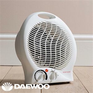 Daewoo 2kw 2000w Portable Electric Upright Adjustable Fan Heater Hot Cool Air Uk Daewoo 2kw 2000w Portable Electric Upright Adjustable Fan Heater Hot Cool Air Uk
