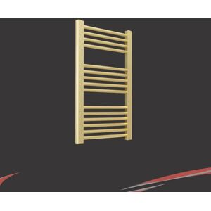 Nwt Direct Heated Towel Rail Radiator Brushed Brass Straight 400mm(W) X 800mm(H) 1107 Btus Nwt Direct Heated Towel Rail Radiator Brushed Brass Straight 400mm(W) X 800mm(H) 1107 Btus