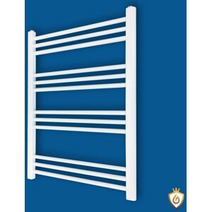 Valve Kings Straight White Towel Rail Ladder Radiator Bathroom Heater Warmer 600mm X 800mm Valve Kings Straight White Towel Rail Ladder Radiator Bathroom Heater Warmer 600mm X 800mm