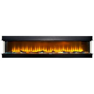 Adam Sahara Electric Inset Media Wall Panoramic Fire 81 Inch 2000mm Adam Sahara Electric Inset Media Wall Panoramic Fire 81 Inch 2000mm