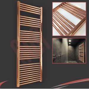 Nwt Direct Heated Towel Rail Radiator Warmer Copper Straight 600mm(W) X 1600mm(H) 2945 Btus Nwt Direct Heated Towel Rail Radiator Warmer Copper Straight 600mm(W) X 1600mm(H) 2945 Btus