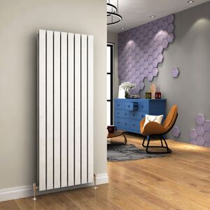 Elegant White Vertical Designer Radiator 1600 X 608 Mm Double Flat Panel Rads Elegant White Vertical Designer Radiator 1600 X 608 Mm Double Flat Panel Rads