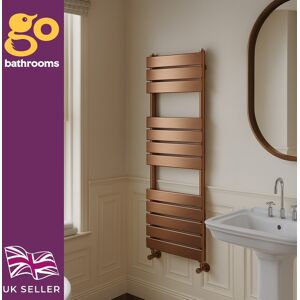 The Bath People Bathroom Radiator Brushed Bronze Modern Flat Panel Heated Towel Rail 1200x500mm The Bath People Bathroom Radiator Brushed Bronze Modern Flat Panel Heated Towel Rail 1200x500mm