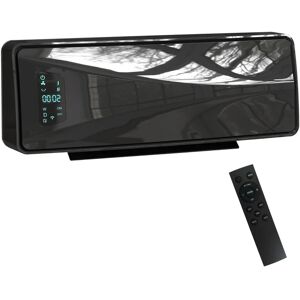 Homcom 2000w Ceramic Electric Heater With Fan Adjustable Thermostat Wall Mounted Black Homcom 2000w Ceramic Electric Heater With Fan Adjustable Thermostat Wall Mounted Black