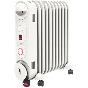 Prem-I-Air 2.5 Kw 11 Fin Oil Filled Radiator Heater + 24 Hour Timer & Thermostat Prem-I-Air 2.5 Kw 11 Fin Oil Filled Radiator Heater + 24 Hour Timer & Thermostat