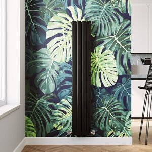 Elegant Vertical Radiator Black Flat Panel Central Heating Tall Single Rads 1600 X 272 Elegant Vertical Radiator Black Flat Panel Central Heating Tall Single Rads 1600 X 272