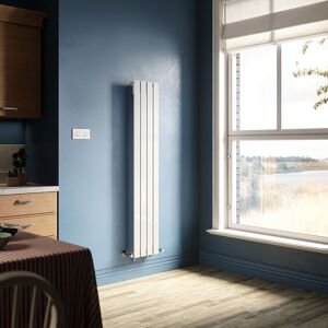 Elegant White Radiator Flat Panel 1600 X 300 Vertical Single Central Heating Tall Rads Elegant White Radiator Flat Panel 1600 X 300 Vertical Single Central Heating Tall Rads