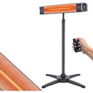 Arebos Infrared Heater Radiant Heater With Remote Control 2000 W Black Arebos Infrared Heater Radiant Heater With Remote Control 2000 W Black