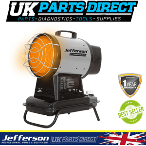Jefferson Tools Jefferson 20.5kw Infrared 75 Diesel / Kerosene / Paraffin Heater 70,000 Btu Jefferson Tools Jefferson 20.5kw Infrared 75 Diesel / Kerosene / Paraffin Heater 70,000 Btu
