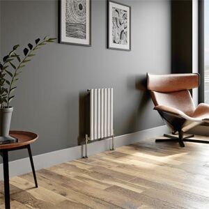 Radilux Horizontal Oval Tube Single Panel Designer Radiator 600x420mm White 7 Tubes Radilux Horizontal Oval Tube Single Panel Designer Radiator 600x420mm White 7 Tubes