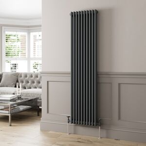 Radilux Traditional Colosseum Vertical Double Bar Column Radiator 1800x470mm Anthracite Radilux Traditional Colosseum Vertical Double Bar Column Radiator 1800x470mm Anthracite