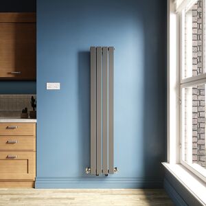 Elegant Anthracite Vertical Radiator 1600 X 300 Flat Panel Single Tall Upright Slim Rads Elegant Anthracite Vertical Radiator 1600 X 300 Flat Panel Single Tall Upright Slim Rads