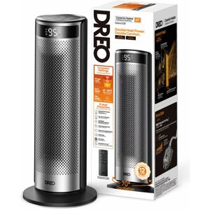 Dreo Ceramic Heater 2000w 20” Solaris 628 Portable Electric Fan Heater Dreo Ceramic Heater 2000w 20” Solaris 628 Portable Electric Fan Heater