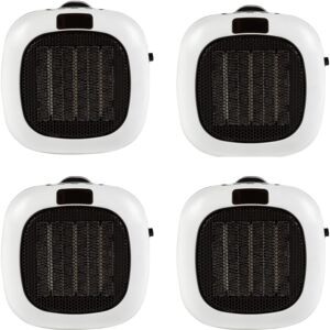 Beldray Mini Wall Plug-In Heater Set Of 4 Small Electric Heaters Adjustable Beldray Mini Wall Plug-In Heater Set Of 4 Small Electric Heaters Adjustable