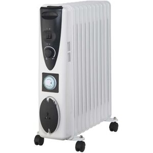 Kingavon 11-Fin Oil Filled Radiator With Timer 2500w Bb-Or101 Kingavon 11-Fin Oil Filled Radiator With Timer 2500w Bb-Or101