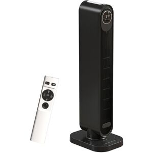 Homcom Ceramic Electric Heater, 2000w Fan Space Heater, Black Homcom Ceramic Electric Heater, 2000w Fan Space Heater, Black