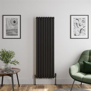 Duratherm Vertical Oval Tube Double Panel Designer Radiator - 1600 X 480mm Black 16 Tubes Duratherm Vertical Oval Tube Double Panel Designer Radiator - 1600 X 480mm Black 16 Tubes