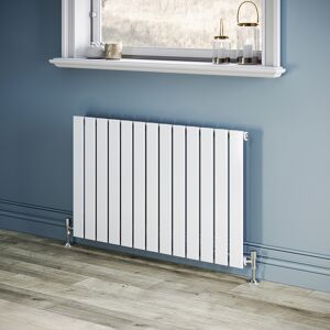 Elegant White Radiator 600 X 988 Mm Single Flat Panel Central Heating Horizontal Rads Elegant White Radiator 600 X 988 Mm Single Flat Panel Central Heating Horizontal Rads