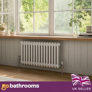 Go Bathrooms White Double Radiator Traditional Horizontal 2 Column Panel Rad 400 X 785mm Go Bathrooms White Double Radiator Traditional Horizontal 2 Column Panel Rad 400 X 785mm