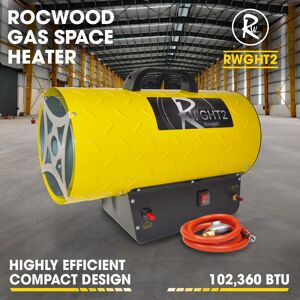 Gas Space Heater Propane 30kw Rocwood 102360 Btu Garage Workshop Portable Gas Space Heater Propane 30kw Rocwood 102360 Btu Garage Workshop Portable
