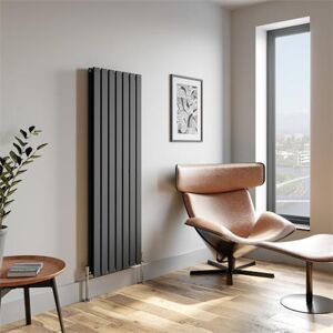 Radilux Vertical Double Flat Panel Designer Radiator - 1600 X 532mm Anthracite 14 Tubes Radilux Vertical Double Flat Panel Designer Radiator - 1600 X 532mm Anthracite 14 Tubes