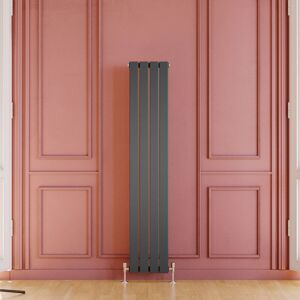 Elegant Vertical Radiator Anthracite 1800 X 300 Single Flat Panel Central Heating Rads Elegant Vertical Radiator Anthracite 1800 X 300 Single Flat Panel Central Heating Rads