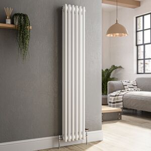 Reggio White Vertical Double Column Traditional Radiator 1500x290m Vcd6-1500-Wct Reggio White Vertical Double Column Traditional Radiator 1500x290m Vcd6-1500-Wct