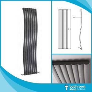 Bathroom Shop Online Designer Wave Anthracite Column Radiators Vertical Central Heating Panel Bathroom Shop Online Designer Wave Anthracite Column Radiators Vertical Central Heating Panel