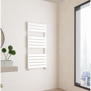 Aica Flat Panel Towel Rail Radiator Central Heating Rad White 1200x600mm Aica Flat Panel Towel Rail Radiator Central Heating Rad White 1200x600mm
