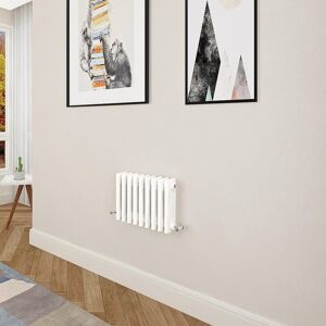 Aica Traditional Cast Iron Style Radiator Horizontal 300x425mm 3 Column White Aica Traditional Cast Iron Style Radiator Horizontal 300x425mm 3 Column White